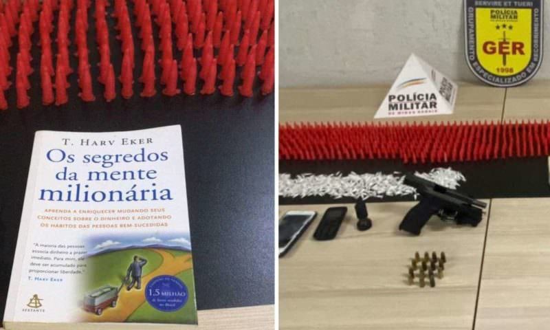 Traficante é preso com livro de finanças: 'Os Segredos da Mente Milionária'