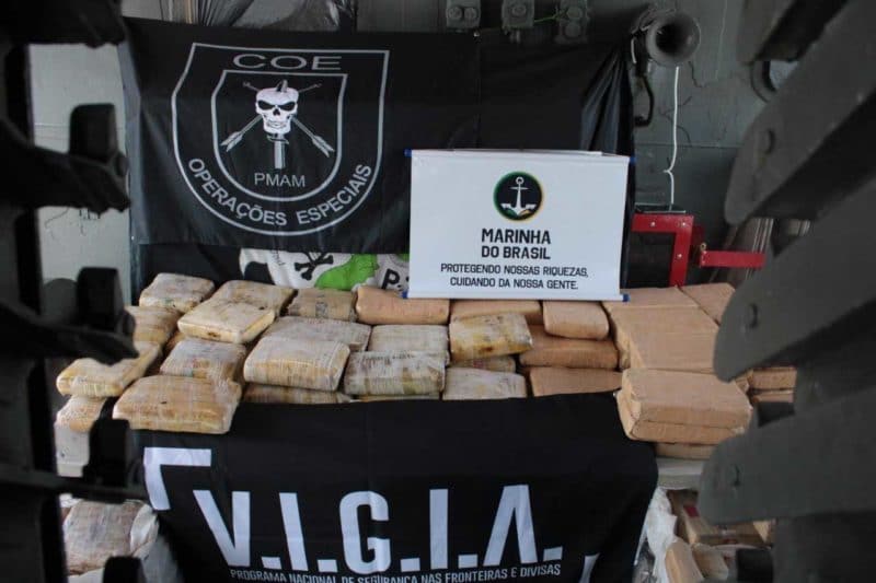 Polícia Militar apreende 230 quilos de maconha em Japurá, interior do Amazonas
