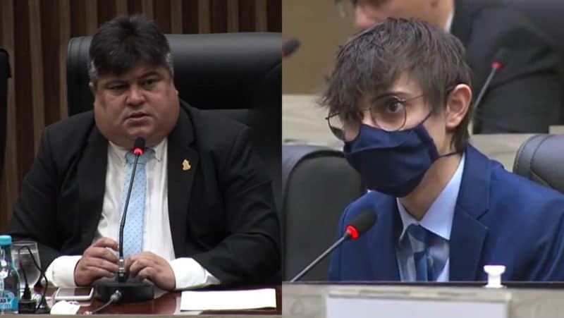 Manifestantes são impedidos de entrar na CMM e Amom questiona David Reis: 'não é a casa do povo?'