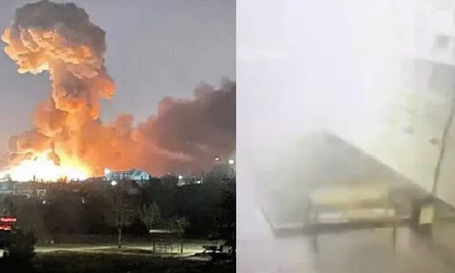 Vídeo: Rússia bombardeia ferrovia ucraniana que estava servindo como rota de fuga