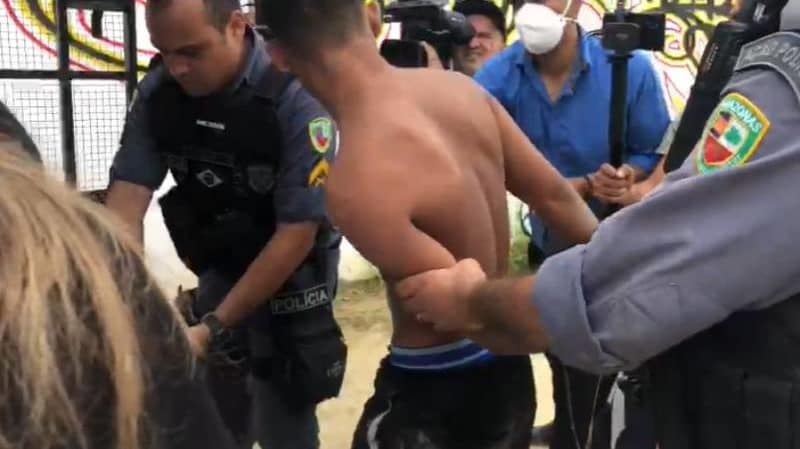 Vídeo: suspeito de assaltar a linha de ônibus 560 é detido em Manaus