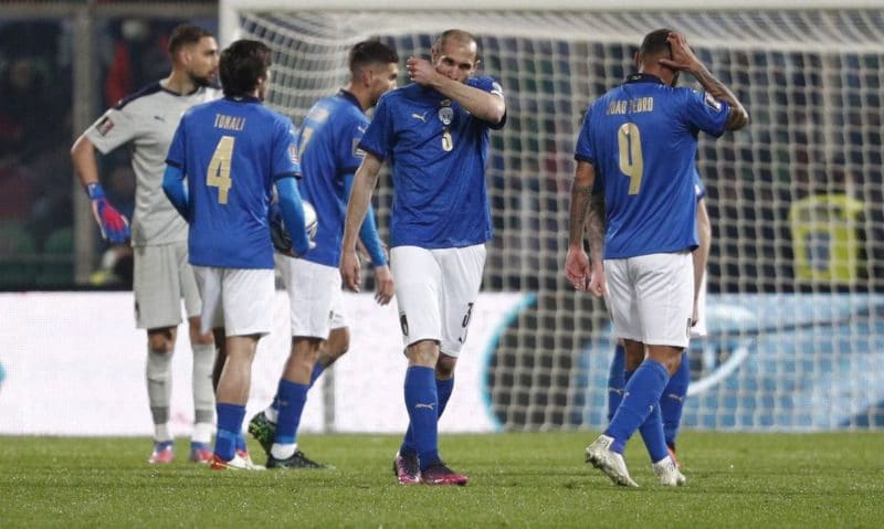 Itália cai diante da Macedônia e fica de fora da Copa do Mundo pela segunda vez seguida