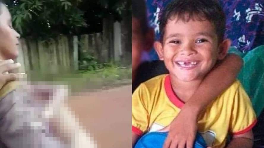 Vídeo: mãe de menino de 5 anos carrega o filho morto por crianças enquanto brincavam de peteca