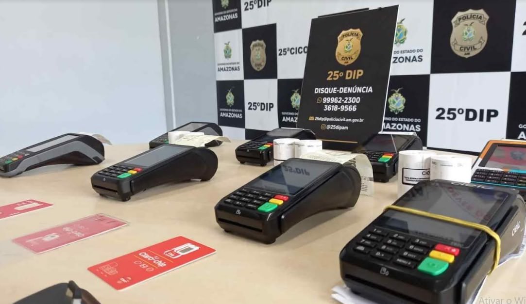 Operação Fake Machine: trio é preso em Manaus por troca de máquinas de cartão