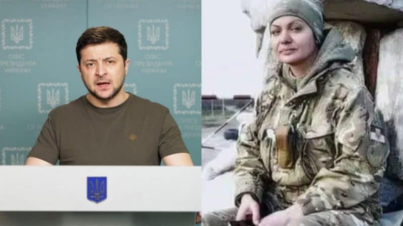 Primeira mulher morta em combate contra Rússia é condecorada ‘Herói da Ucrânia’