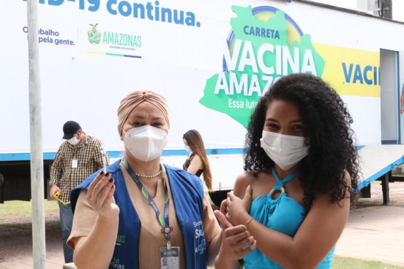 Vacinômetro: Amazonas já aplicou 6.542.100 doses até esta segunda-feira