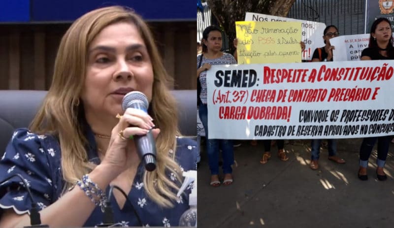 Semed: Dulce Almeida anuncia concurso, mas ignora professores do certame passado