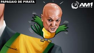 Menezes defende Bolsonaro e é chamado de 'Papagaio de Pirata' por internautas