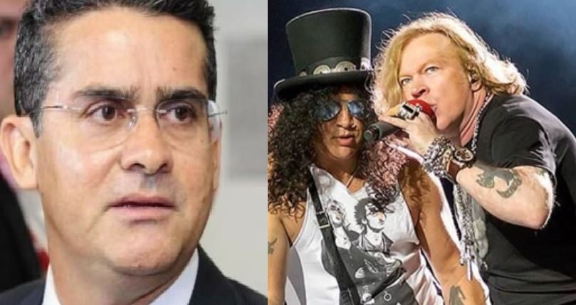 Prefeito festeiro: David Almeida pretende gastar milhões por show de Guns N’ Roses em Manaus