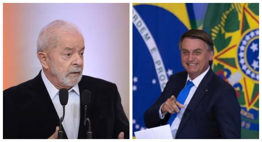 Nova pesquisa mantém vantagem de Lula sobre Bolsonaro
