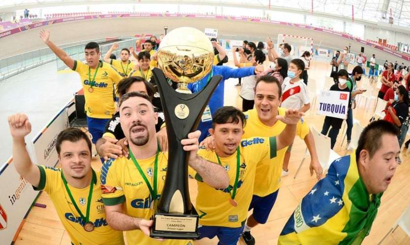 Brasil segue com a melhor seleção de futsal Down do mundo