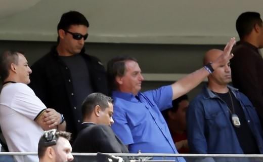 Bolsonaro curte clássico entre Flamengo e Botafogo neste domingo