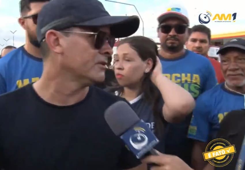 IPI: Durante Marcha para Jesus, David Almeida diz que 'se tiver oportunidade vai cobrar Bolsonaro sobre decreto'