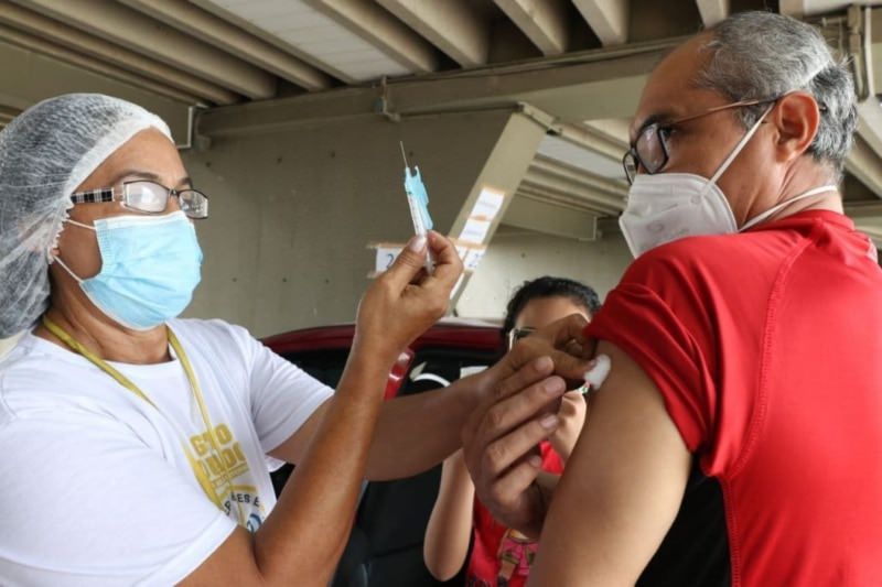 Mais de 550 mil pessoas ainda não tomaram a 2ª dose da vacina da covid no AM
