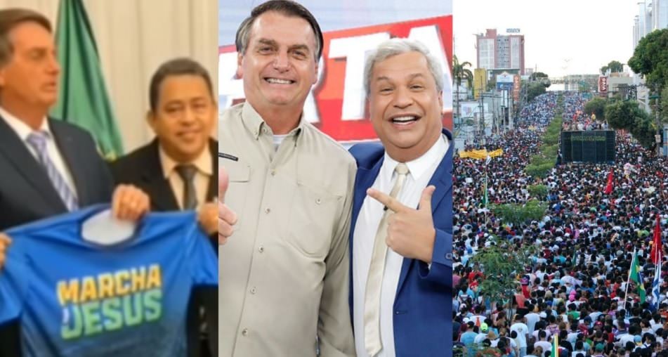 Agenda: Bolsonaro reúne pastores, encontra Sikêra e discursa na Marcha para Jesus em Manaus