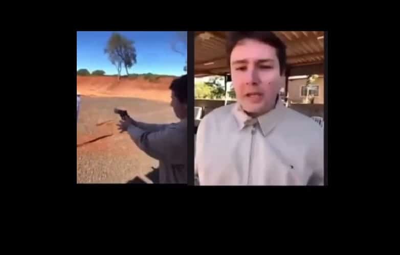 Veja: deputado bolsonarista dispara arma durante votação na Câmara: 'advertência ao comunismo'