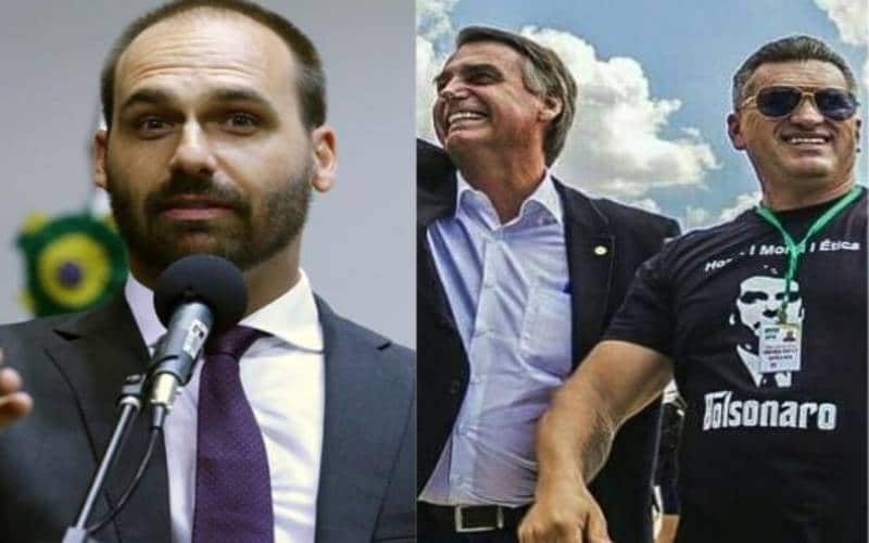 Eduardo Bolsonaro alfineta deputado ex-aliado, que responde: 'me processa, rola miúda'