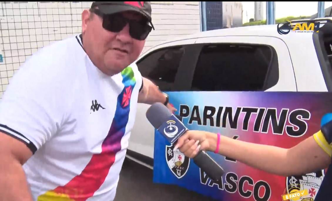Vascaíno de Parintins vem em caravana a Manaus e aposta R$ 50 na vitória: ‘já vi o Vasco dar de 3 a 1 na mulambada’