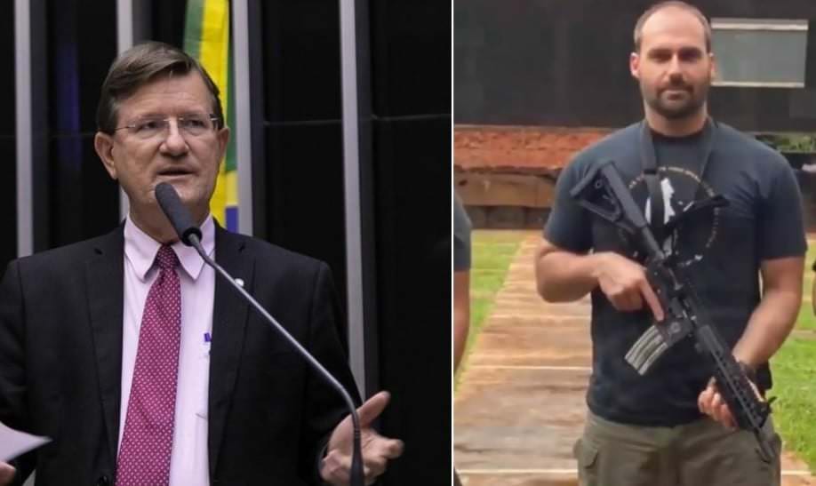 Zé Ricardo ataca PL de Eduardo Bolsonaro pró-armas: ‘deve estar ganhando muito para defender’