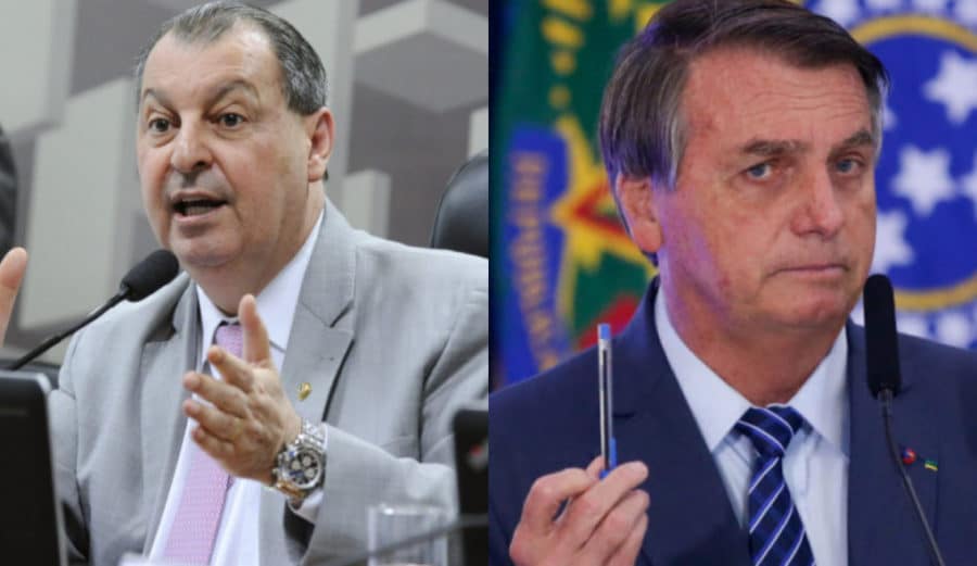 Multas que Bolsonaro terá que pagar inclui R$ 30 mil para Omar Aziz