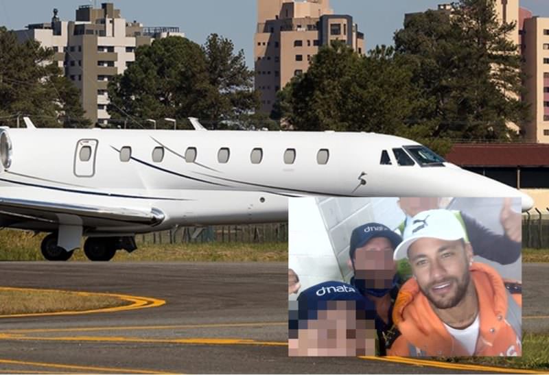 Avião de Neymar faz pouso de emergência em Roraima nesta terça-feira