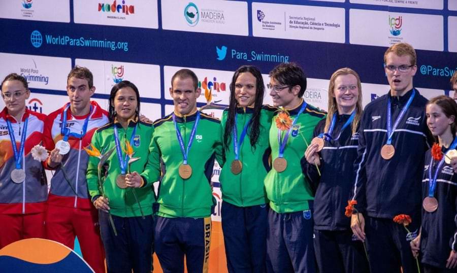 Dois ouros marcam penúltimo dia do Mundial de Natação Paralímpica