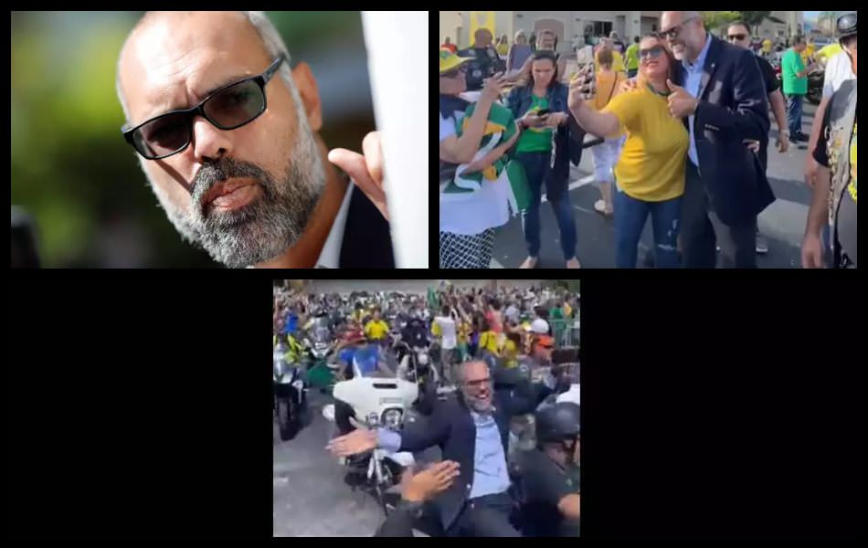 Foragido, Allan dos Santos participa de motociata bolsonarista em Orlando, nos EUA; vídeo