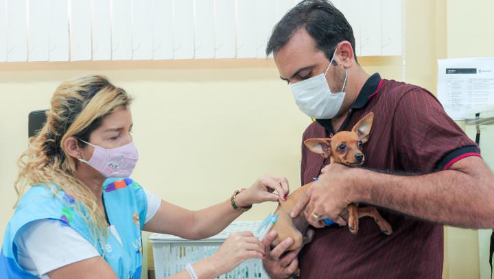Prefeitura amplia horário de oferta de vacina antirrábica em unidade móvel do CCZ