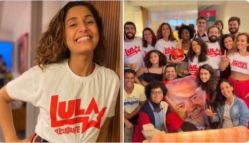 Camila Pitanga escolhe Lula como tema de festa de aniversário; veja fotos