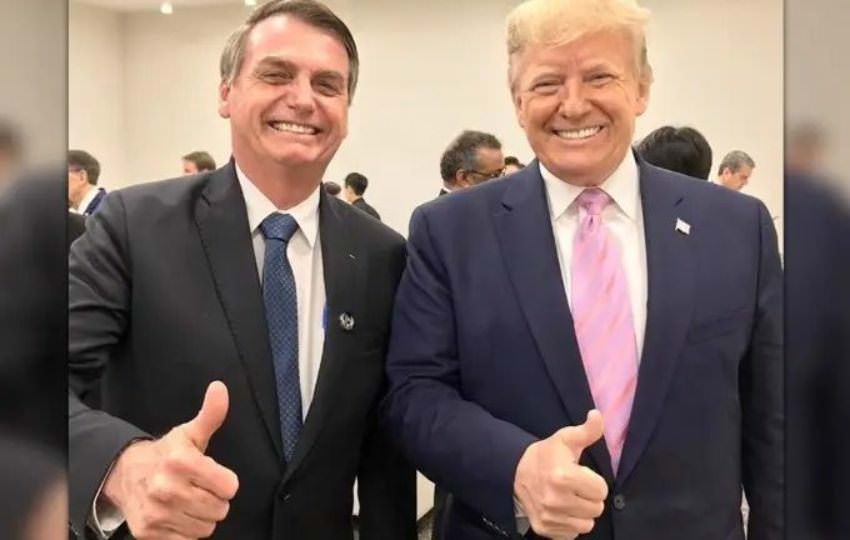 Bolsonaro diz que convidou Trump para encontro antes das eleições no Brasil