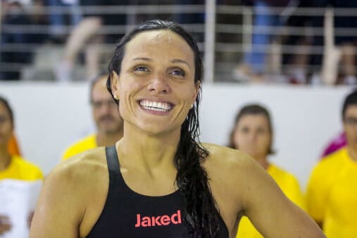 Carol Santiago conquista o primeiro ouro do Campeonato Mundial de natação paralímpica, em Portugal