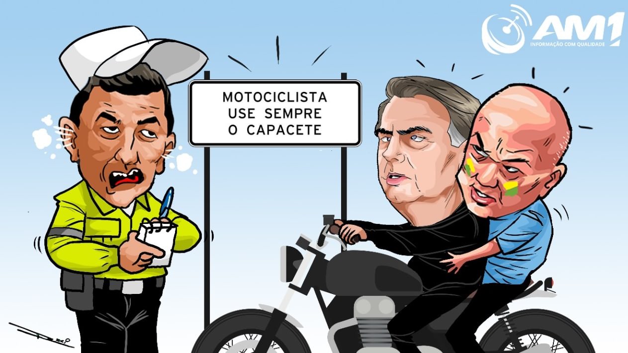 Vídeo: Sassá pede que Bolsonaro e Menezes sejam multados por motociata sem capacete