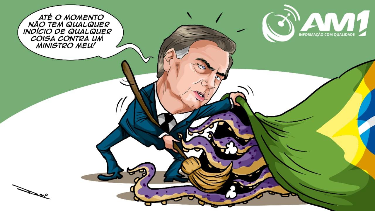Bolsonaro reforça não tolerar corrupção: ‘não tem qualquer indício contra um ministro meu’