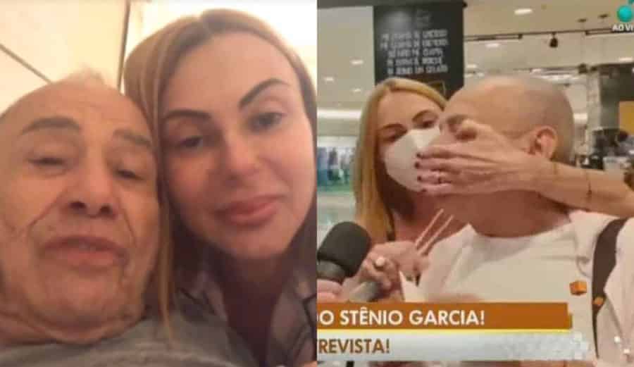 Vídeo: retirado à força de entrevista, Stênio Garcia defende a esposa: 'sempre cuidou de mim'