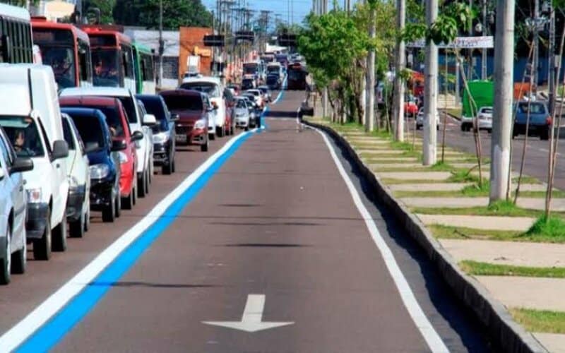 Retorno da ‘Faixa Azul’ na Constantino Nery prevista para agosto é suspenso em Manaus 