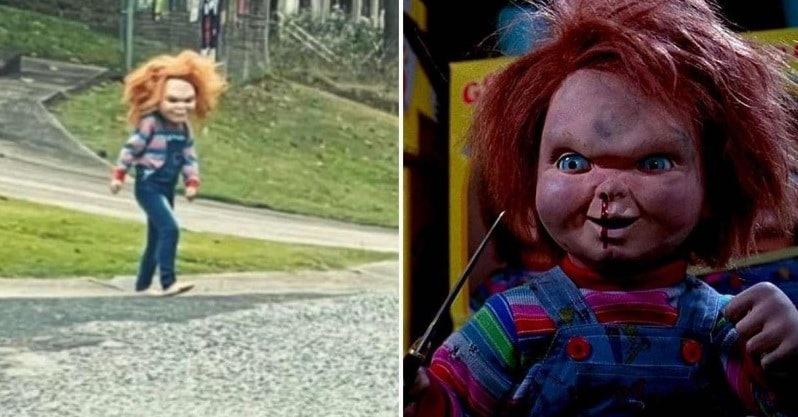Vídeo: criança de cinco anos se veste de Chucky e assusta vizinhos na rua