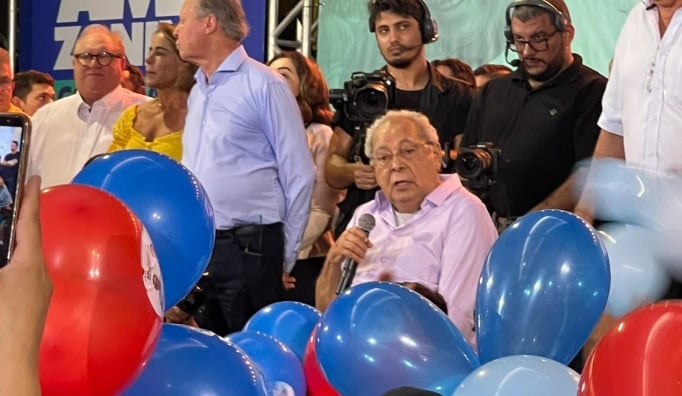 Aos 82 anos, Amazonino lança candidatura: 'sou velho, mas não sou velhaco'