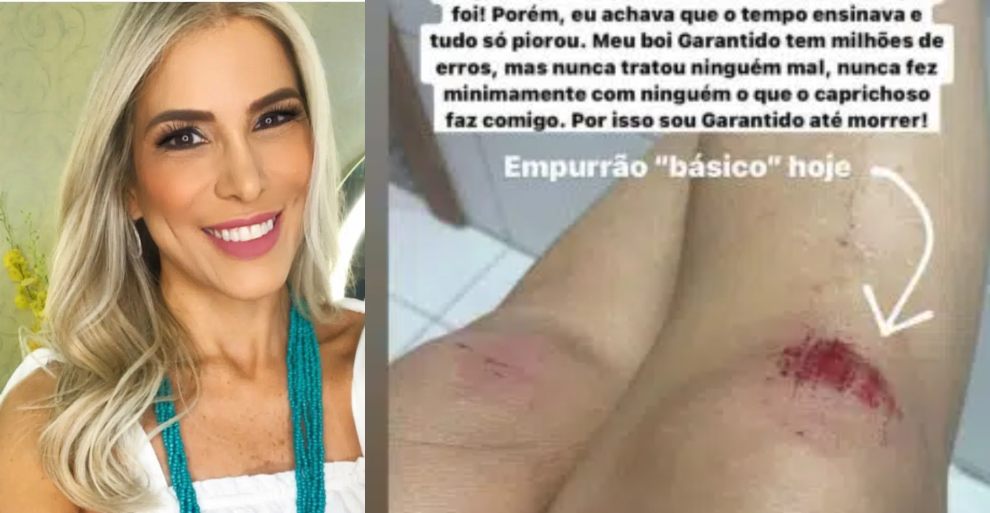 Ex BBB Milena Fagundes é agredida durante festa da vitória do Caprichoso