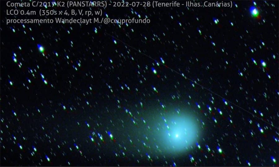 Cometa K2 chega nesta quinta ao ponto mais próximo da Terra