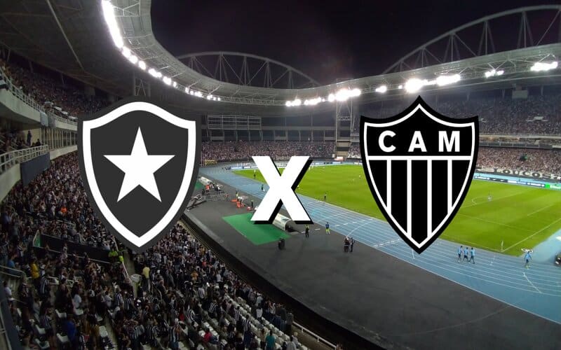 Atlético-MG e Botafogo se enfrentam neste domingo pelo Brasileirão