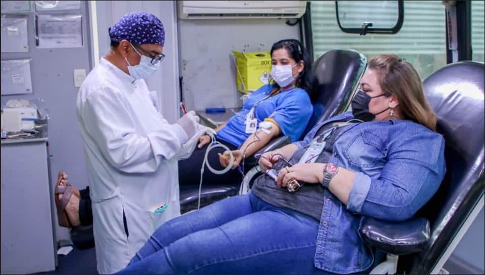 Servidores municipais participam de ‘competição do bem’ com doação de sangue