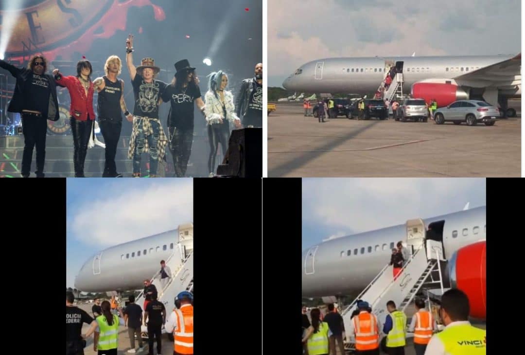 GR-Guns N’ Roses desembarcam em Manaus