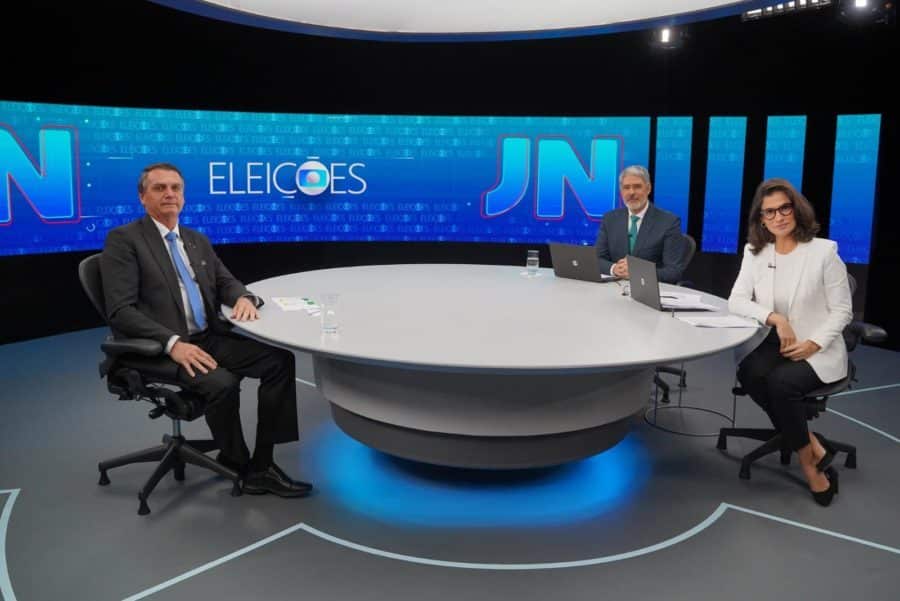 Bolsonaro diz no JN que respeita resultado das urnas 'desde que as eleições sejam limpas'