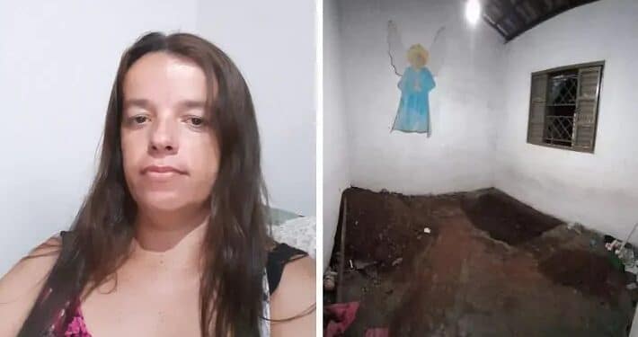 Filha é encontrada pela própria mãe enterrada dentro de casa