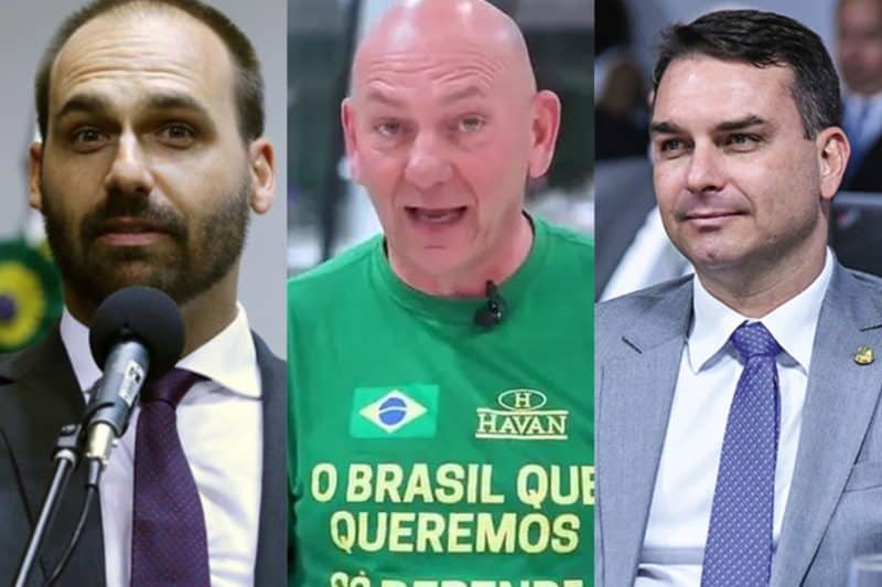 Eduardo e Flávio Bolsonaro criticam ação da PF contra Hang: ‘jamais tramariam golpe’