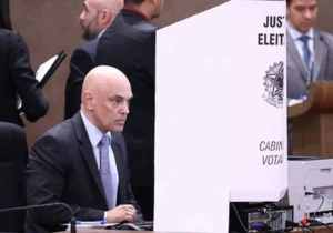 Alexandre de Moraes, presidente do TSE