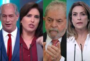 Candidatos da 3ª via criticam ausência de Lula no debate entre presidenciáveis: 'covarde!'