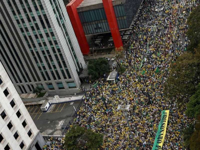 Apoiadores de Bolsonaro -atos-avenida SP