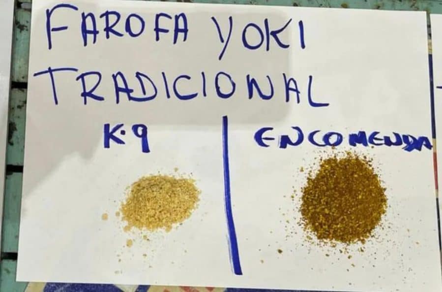 cacaína em farofa- receita federal-correios