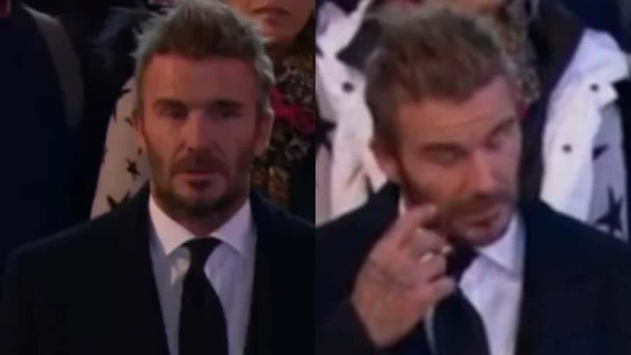 Após 12h em fila, David Beckham se emociona ao se despedir de rainha